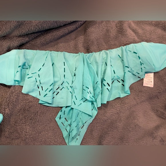 L*space turquoise bandeau top - Picture 3 of 5